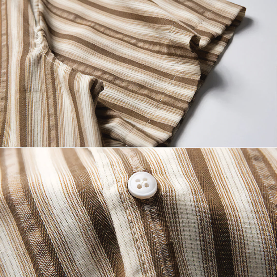 coastal stripes camp collar