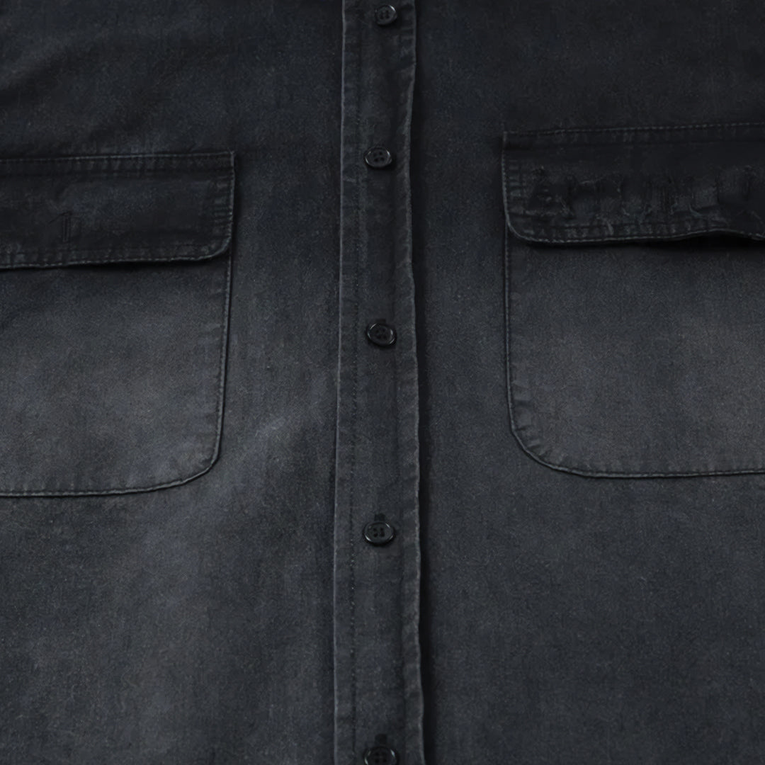 general lee denim fade shirt