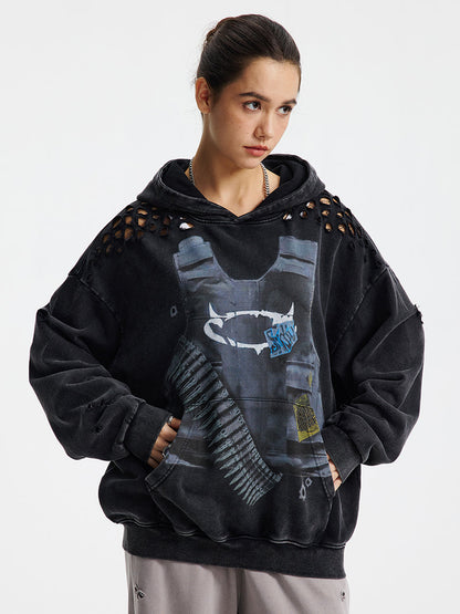 Dark Cartel Chrome Fire Hoodie