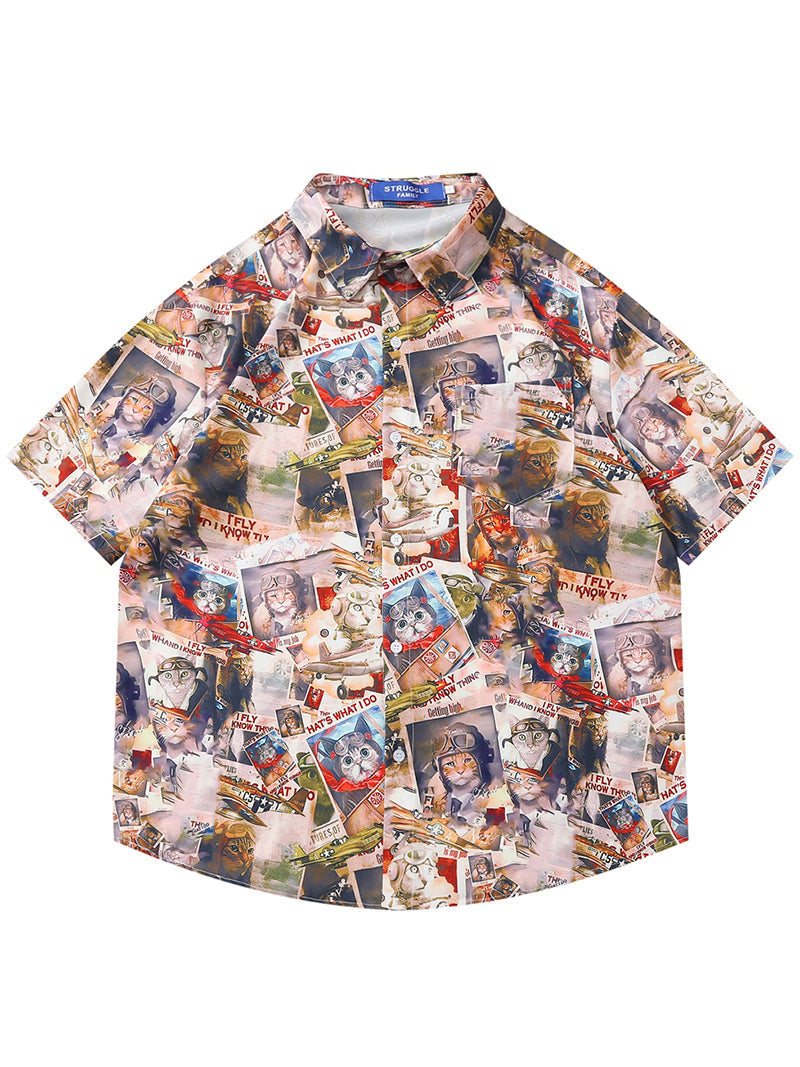 dark cartel obsidian drip gömlek