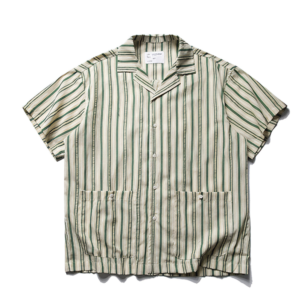 coastal stripes camp collar