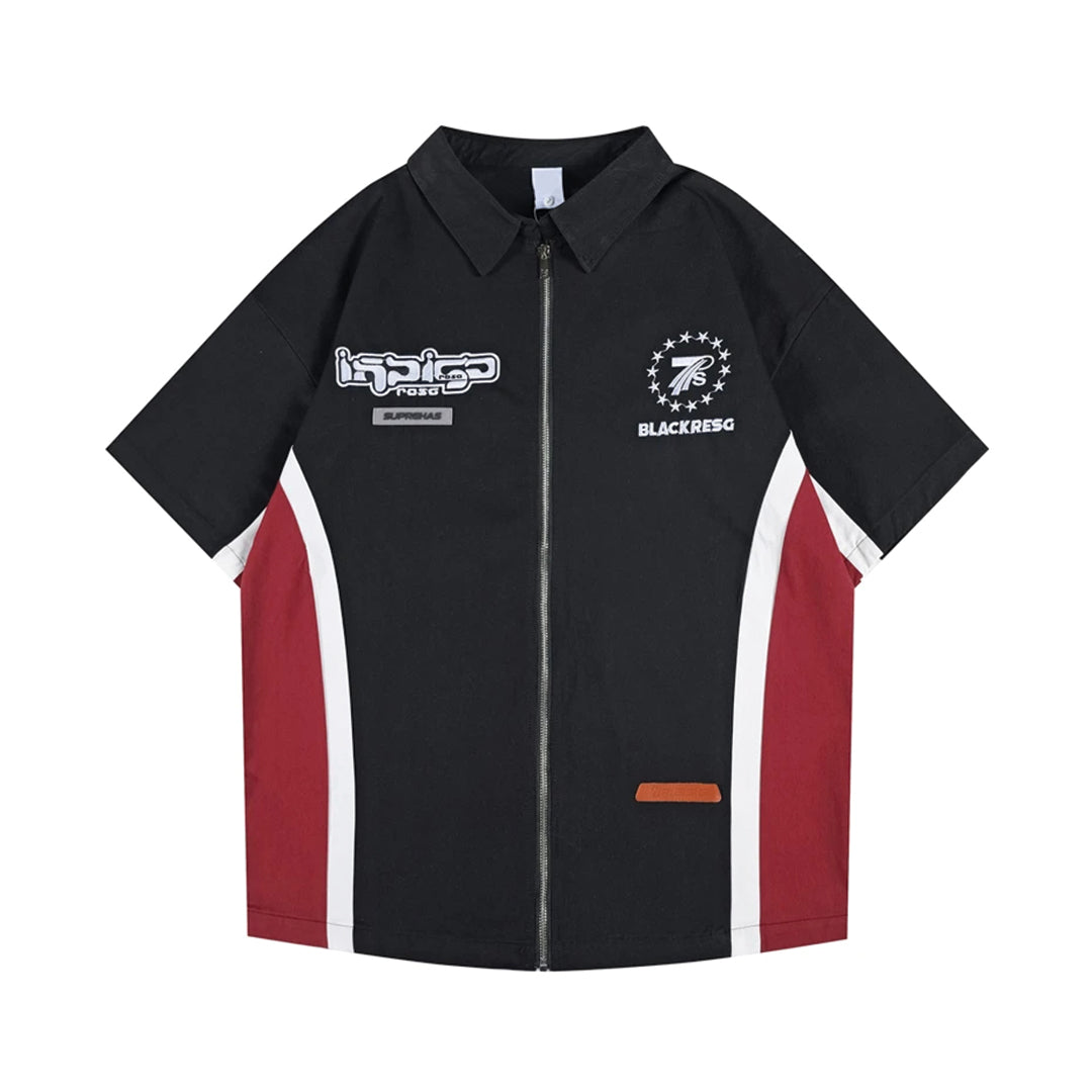track mode zip shirt