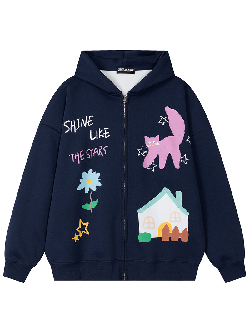 dark cartel cosmic drift hoodie