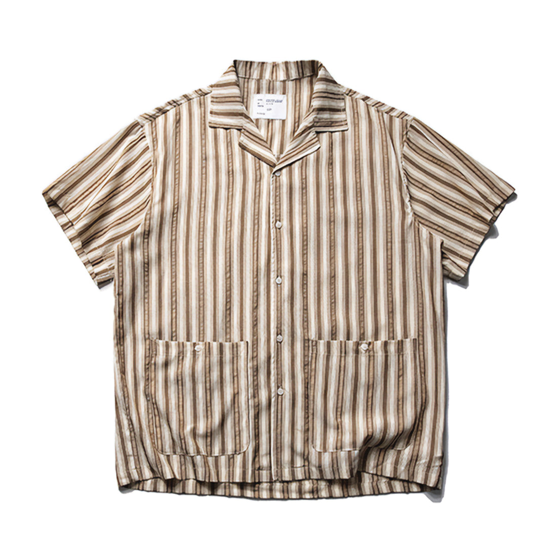 coastal stripes camp collar