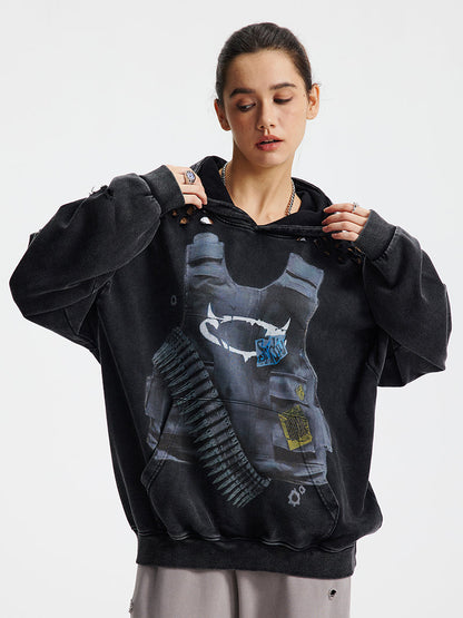 Dark Cartel Chrome Fire Hoodie