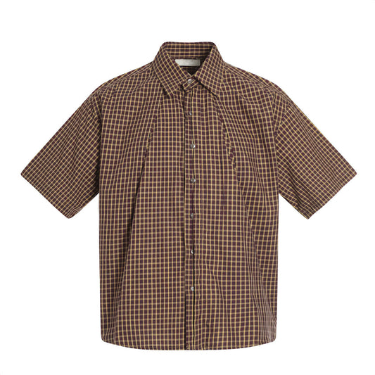 Red Clay Plaid Short Sleeve