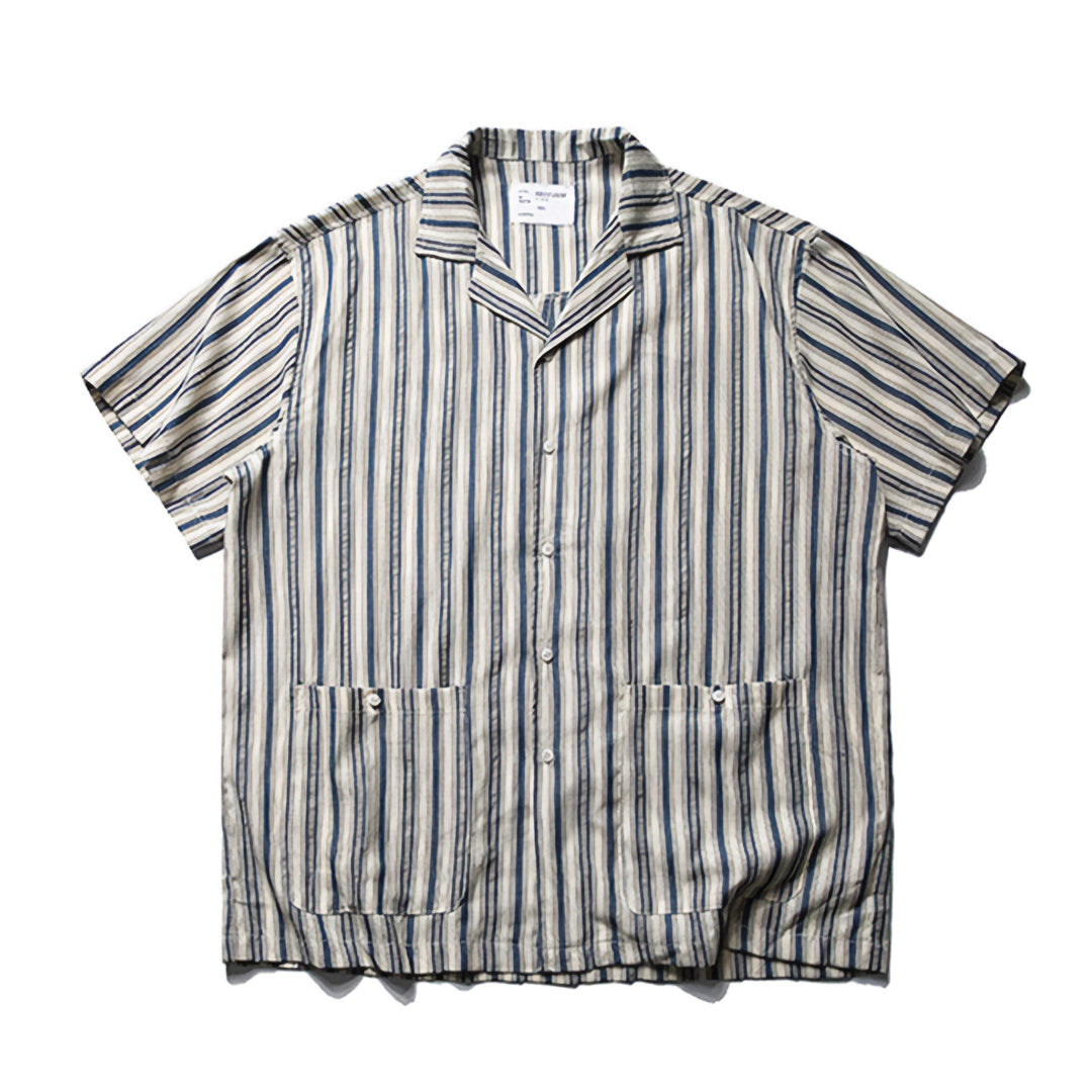 coastal stripes camp collar