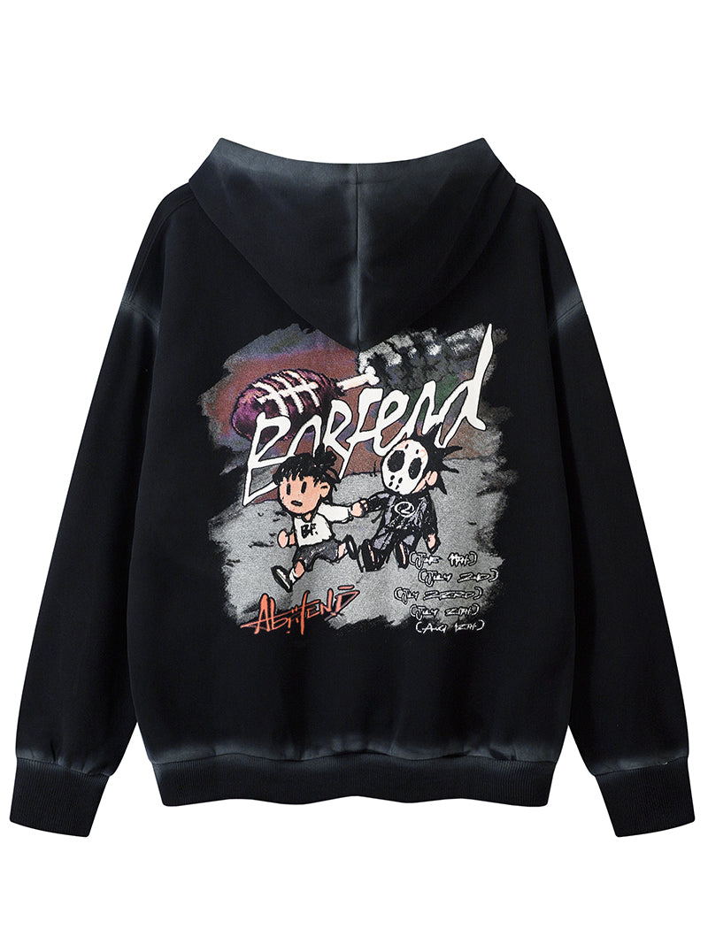 dark cartel crimson vibe hoodie