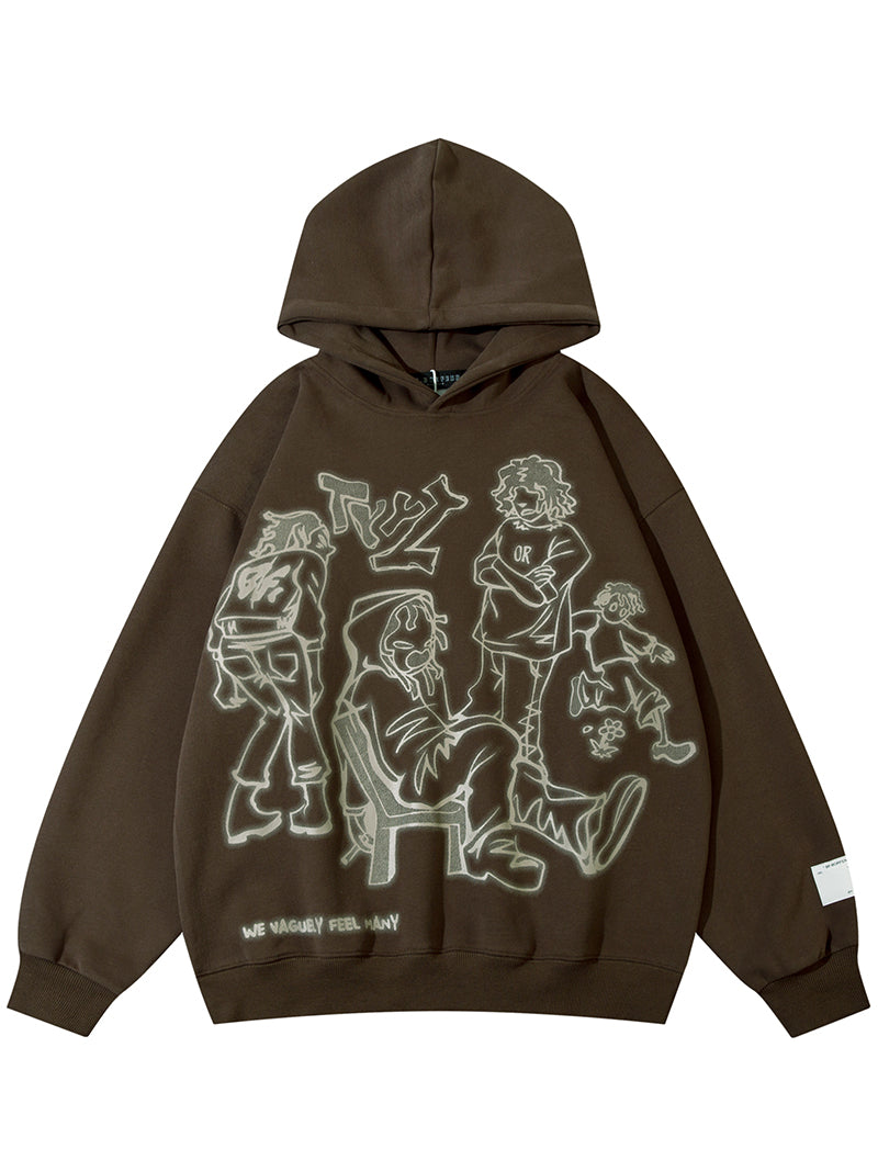 dark cartel cosmic fire hoodie