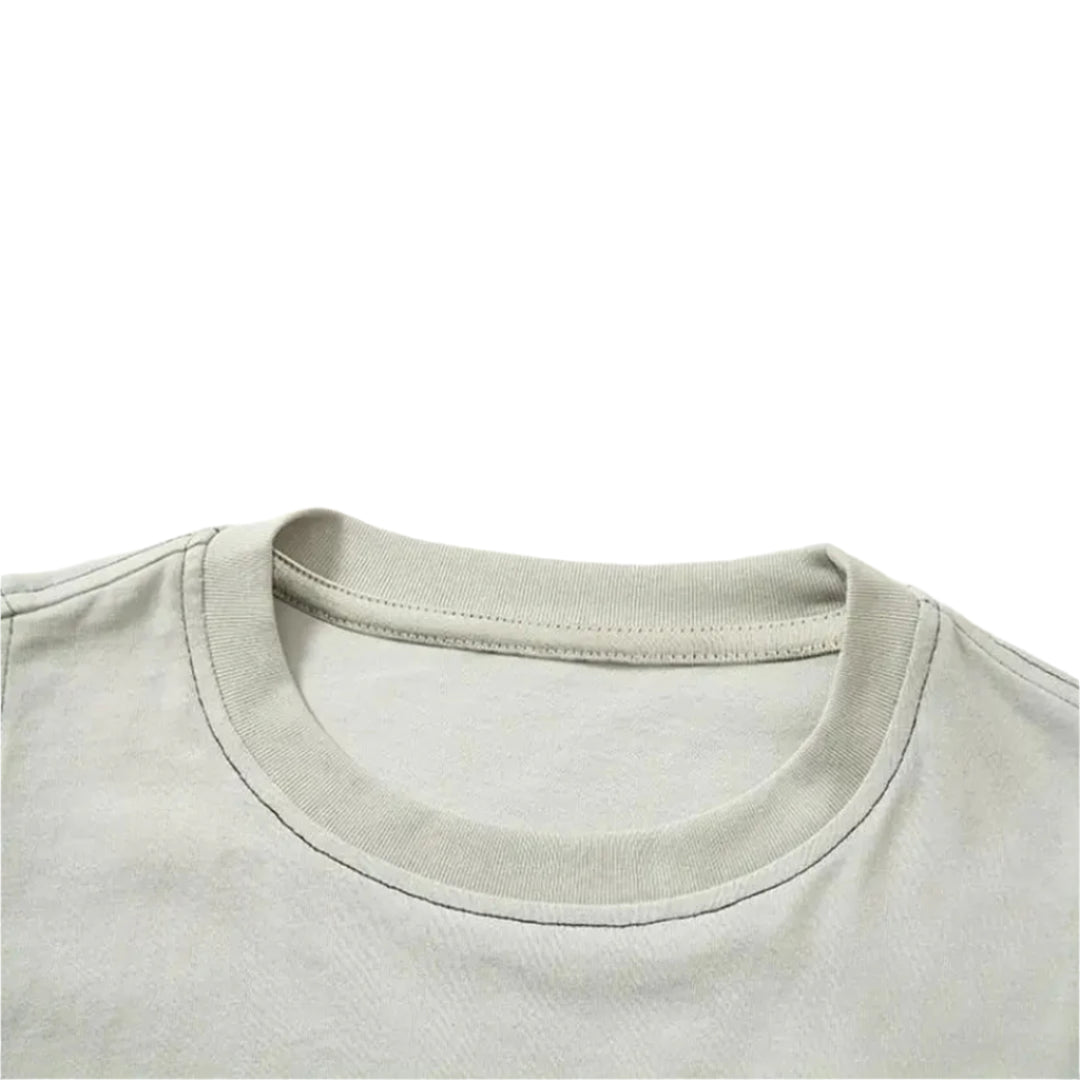 coded layers cotton tee