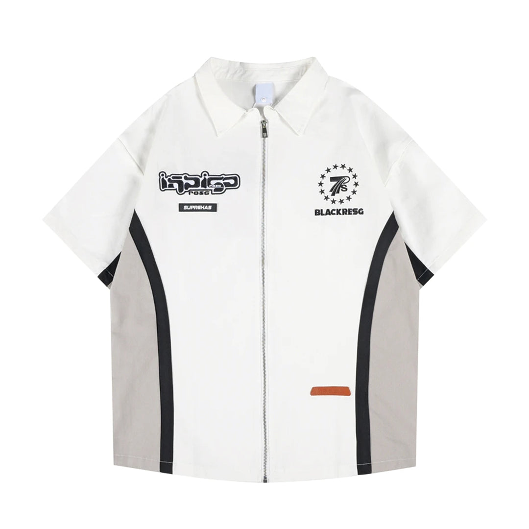 track mode zip shirt