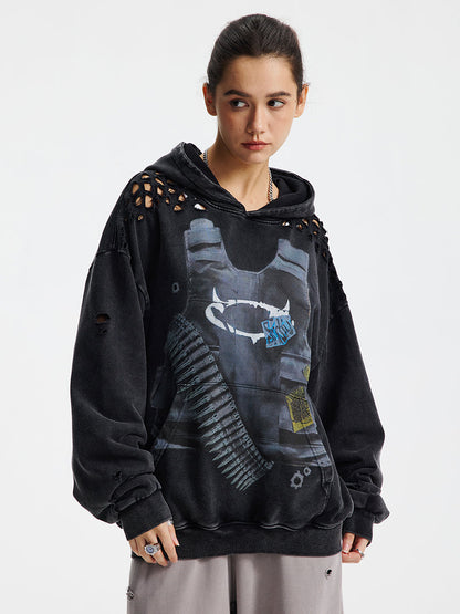 Dark Cartel Chrome Fire Hoodie