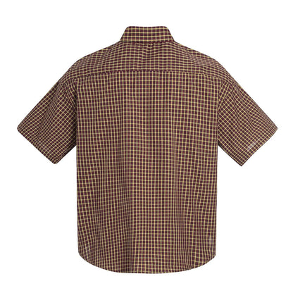 Red Clay Plaid Short Sleeve