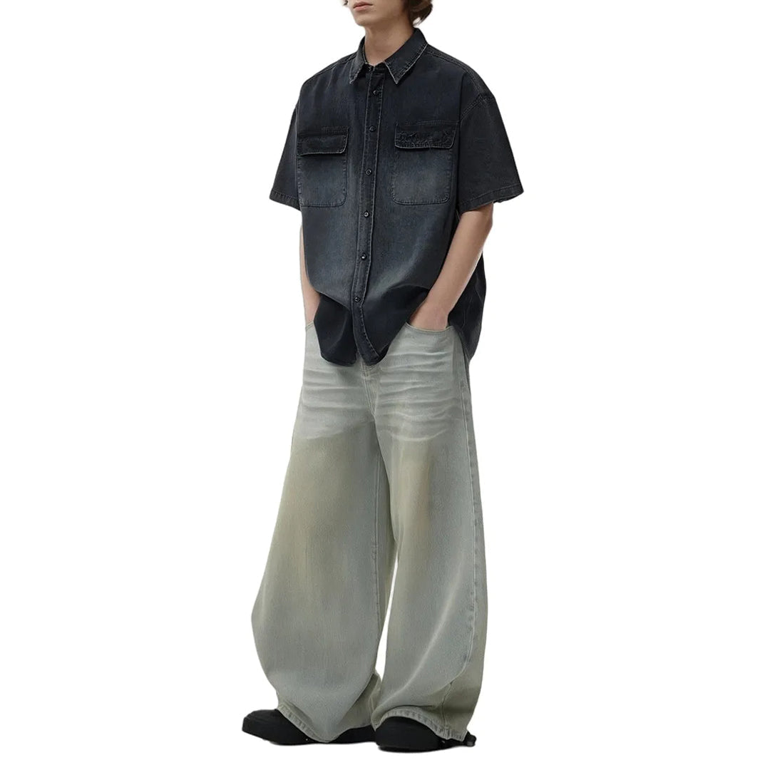 general lee denim fade shirt