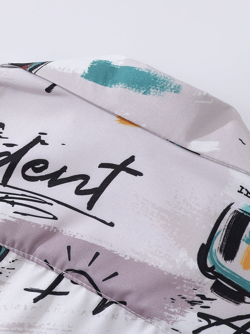 dark cartel neon escape gömlek