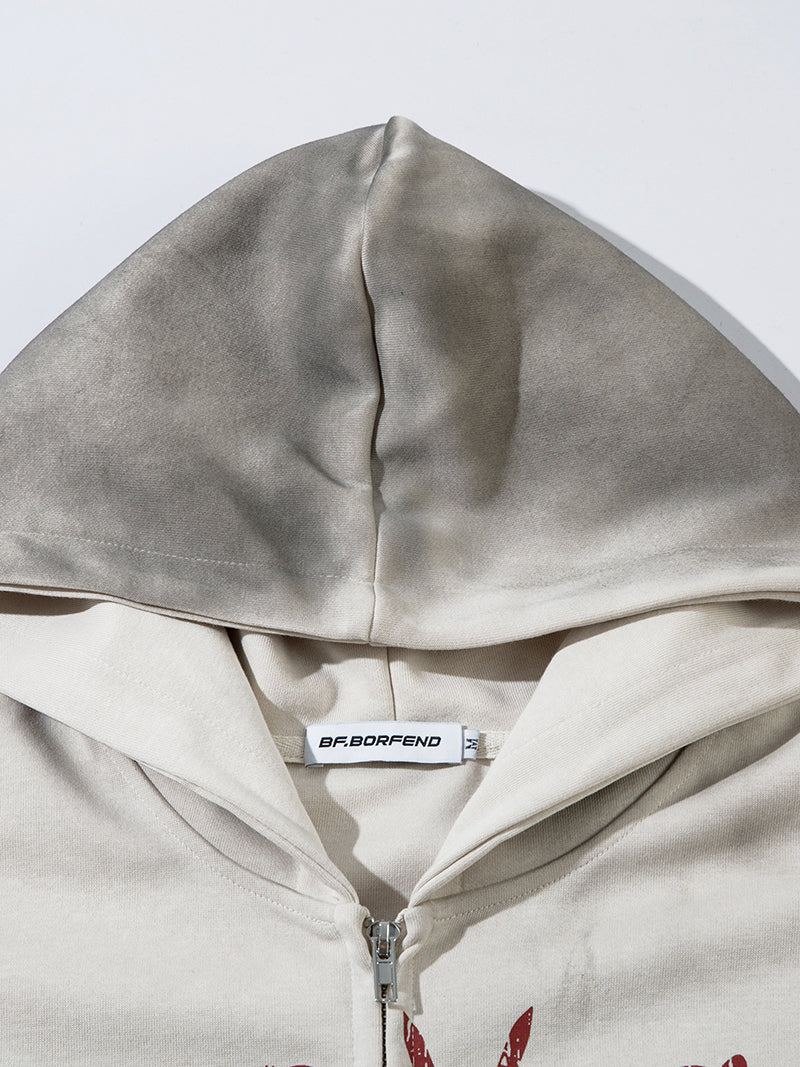 dark cartel silver beat hoodie