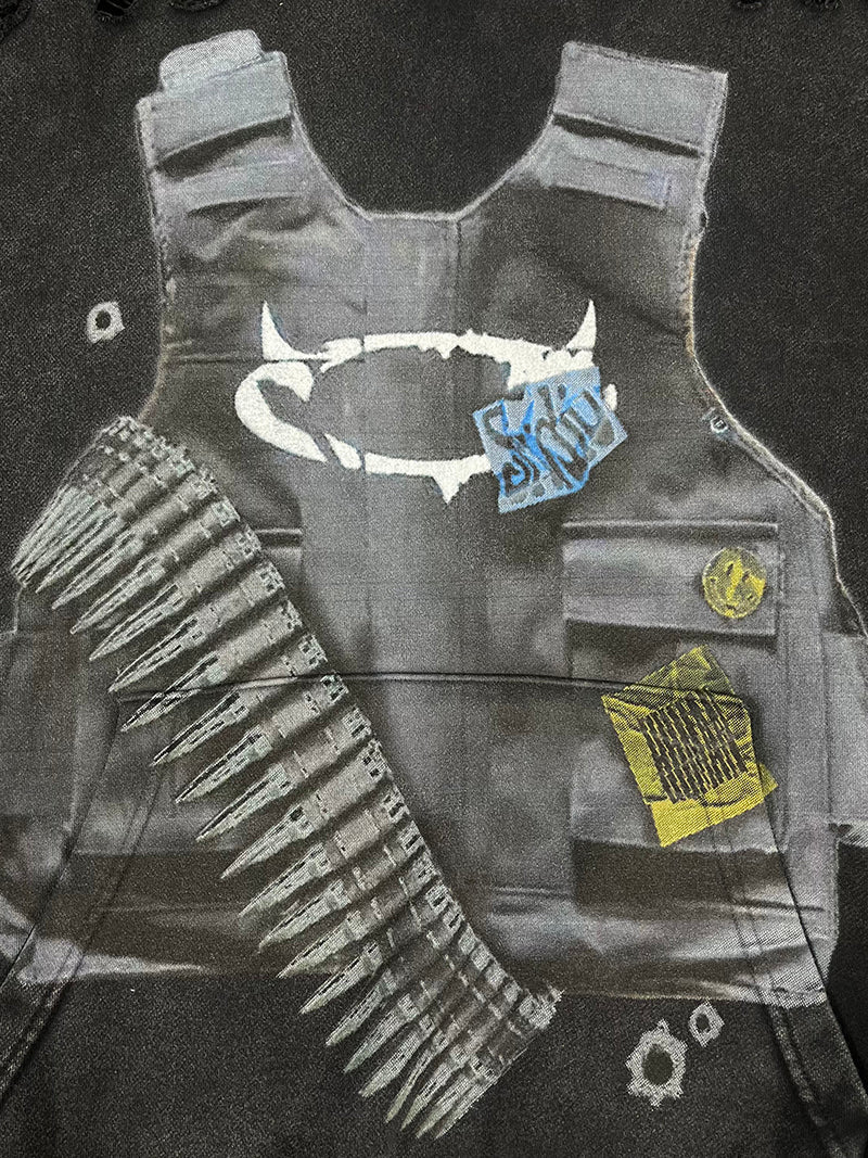 dark cartel chrome fire hoodie