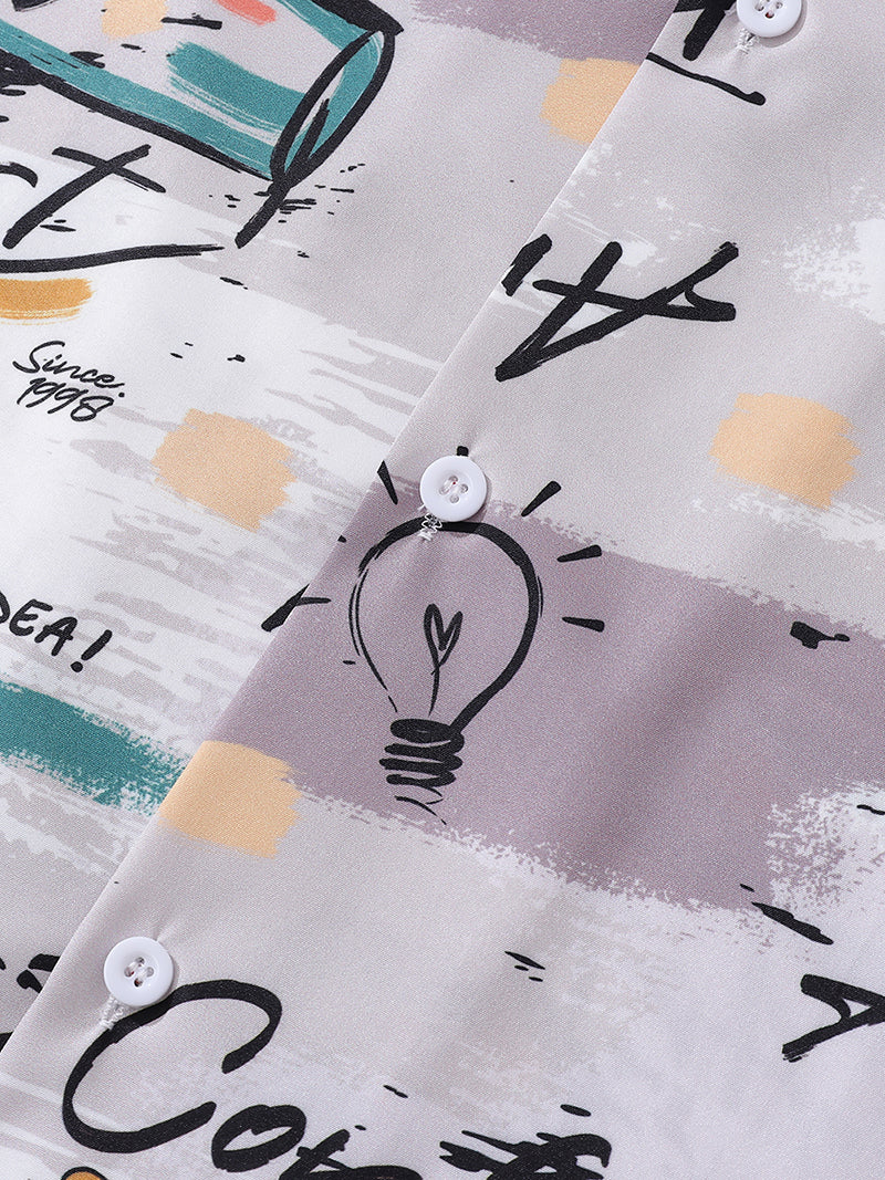 dark cartel neon escape gömlek