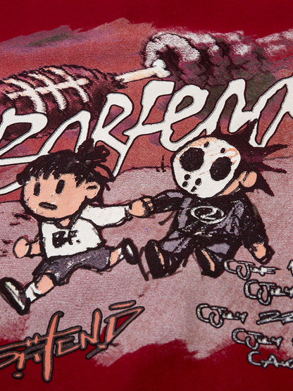 Dark Cartel Crimson Vibe Hoodie