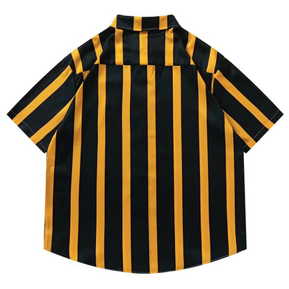 Honey & Black Bowling Shirt