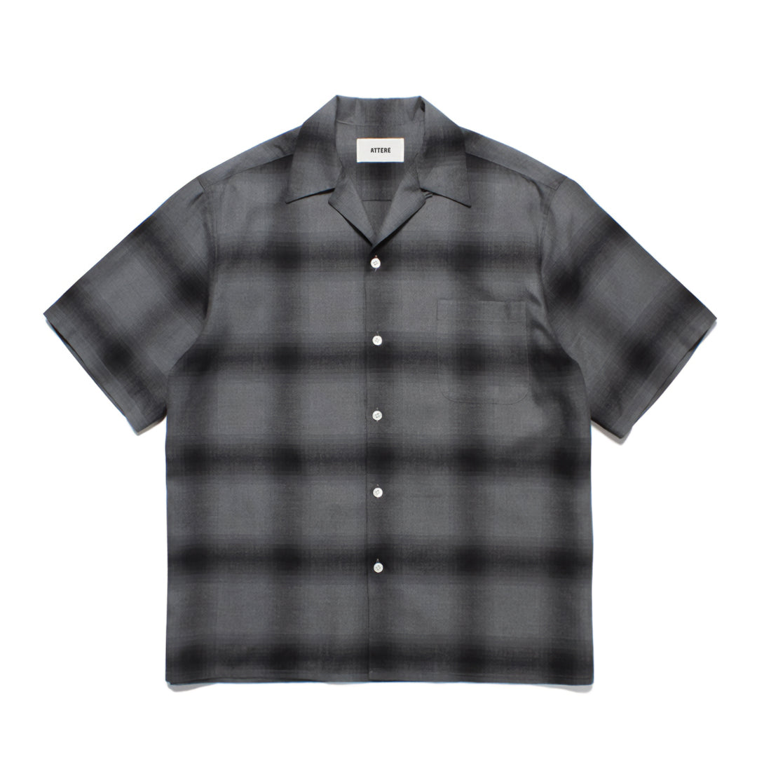 shadow plaid cuban shirt