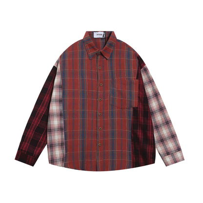 Blood Plum Plaid Shirt