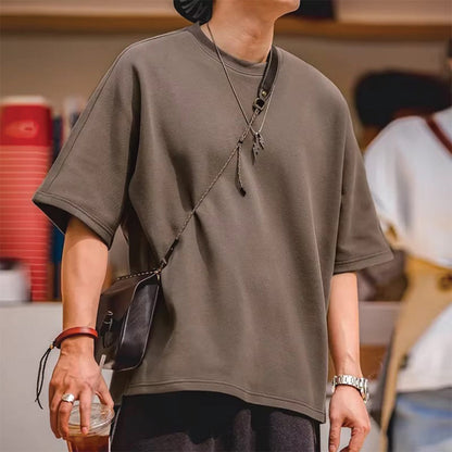 Solid Loose Boxy T-Shirt