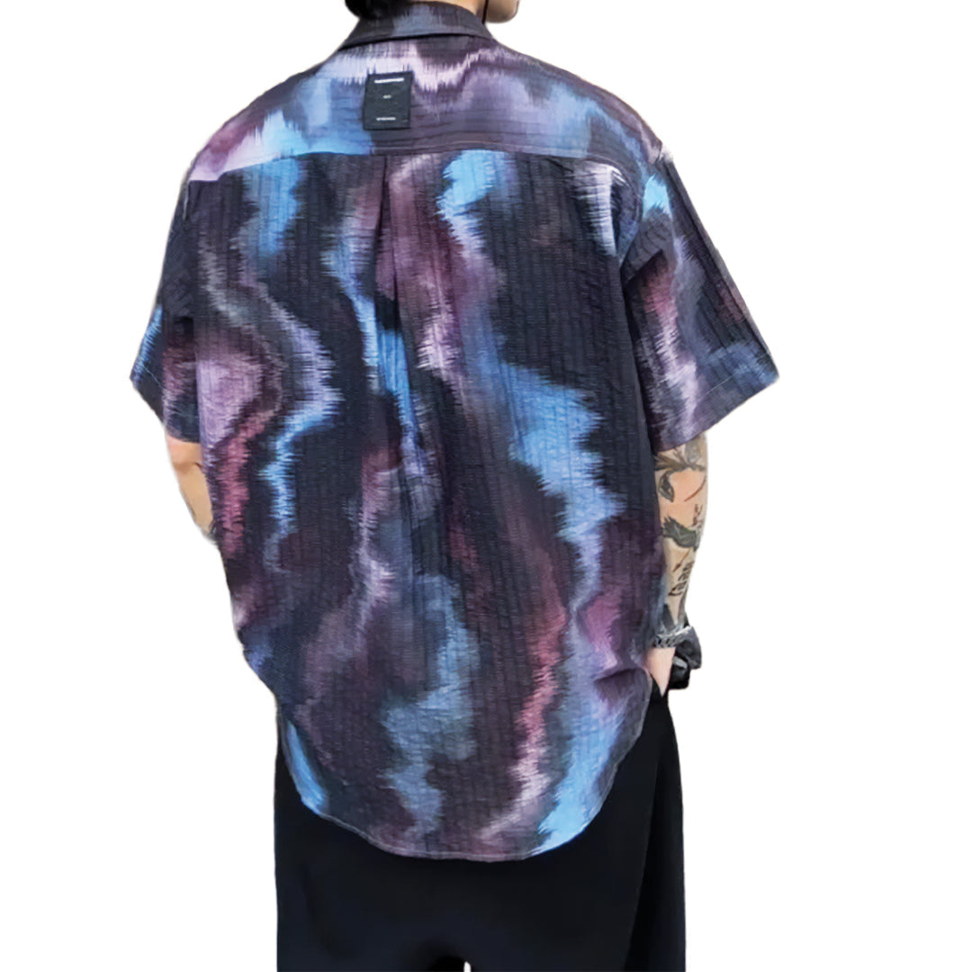 vaporwave pleat shirt
