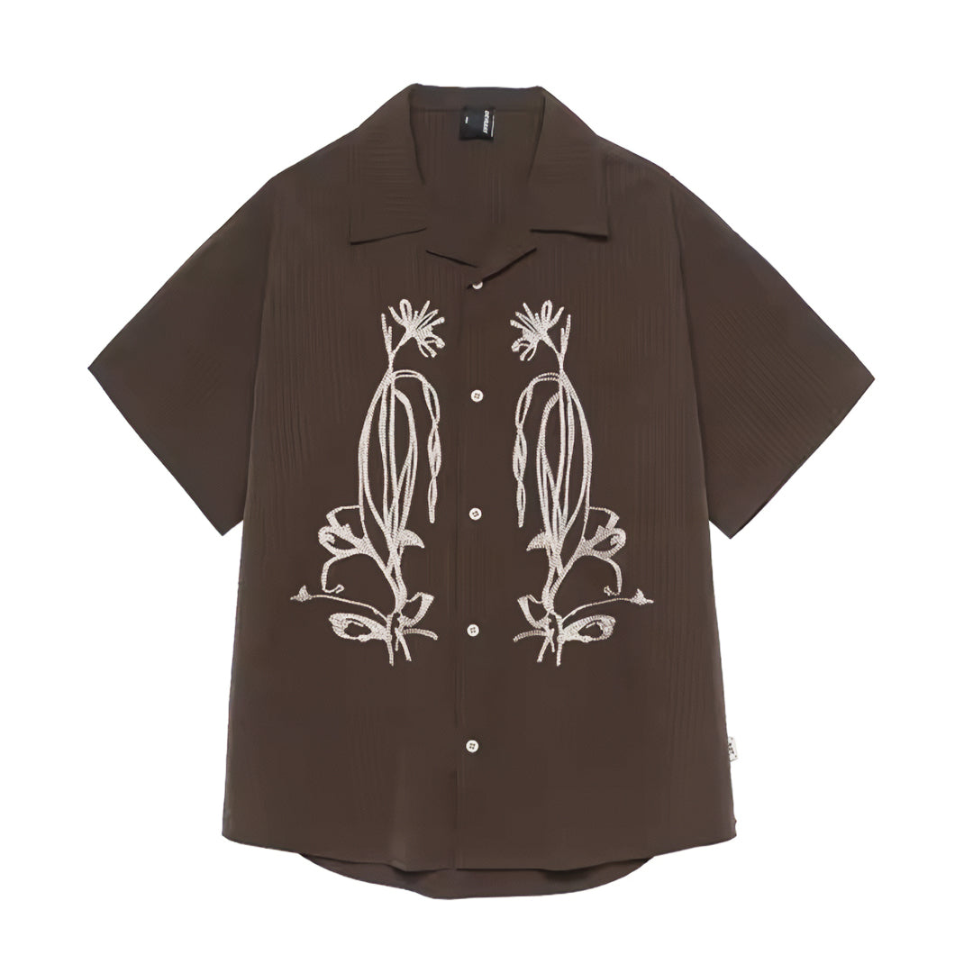 floral quick-dry camp shirt
