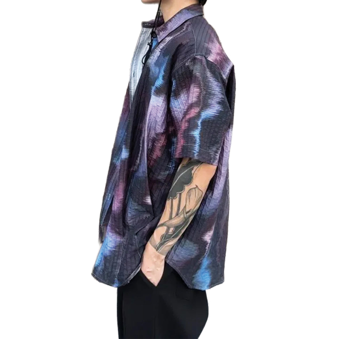 vaporwave pleat shirt