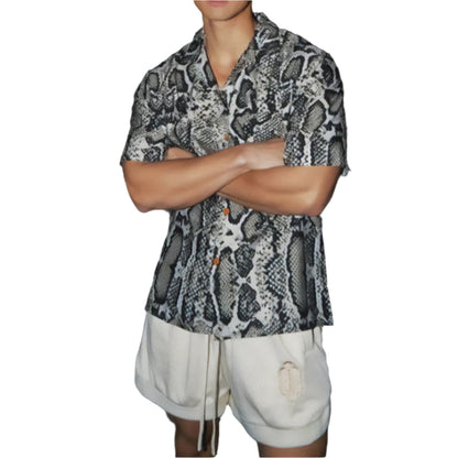 Scales Pattern Short Sleeve