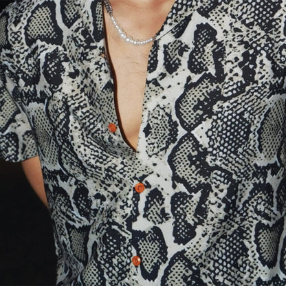 Scales Pattern Short Sleeve