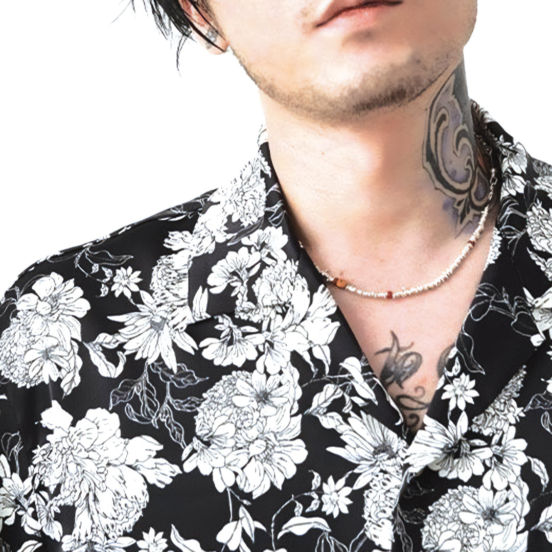 monochrome garden shirt