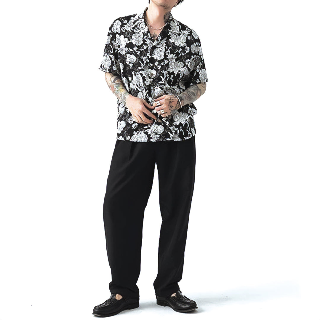 monochrome garden shirt