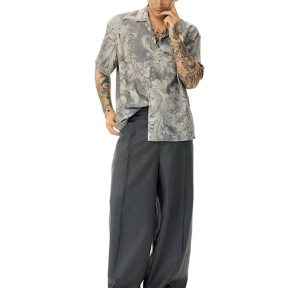 Faded Floral Camp Shirt