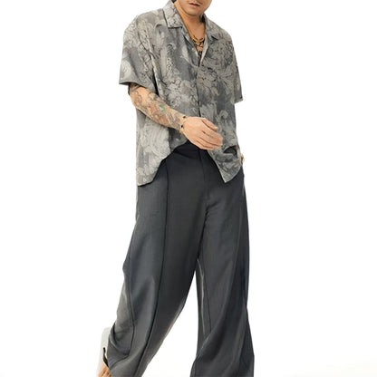 Faded Floral Camp Shirt