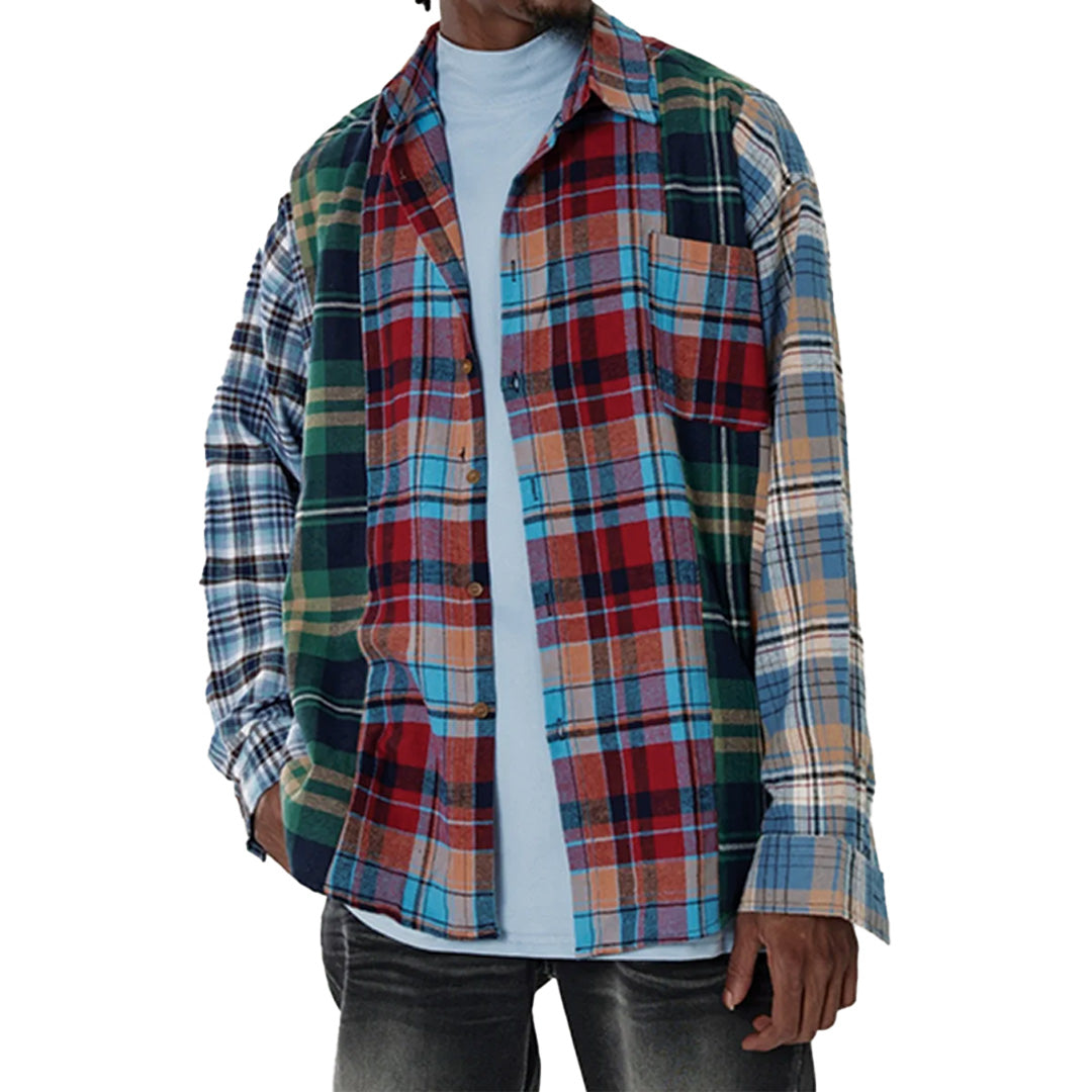 mr. plaid multicolor shirt