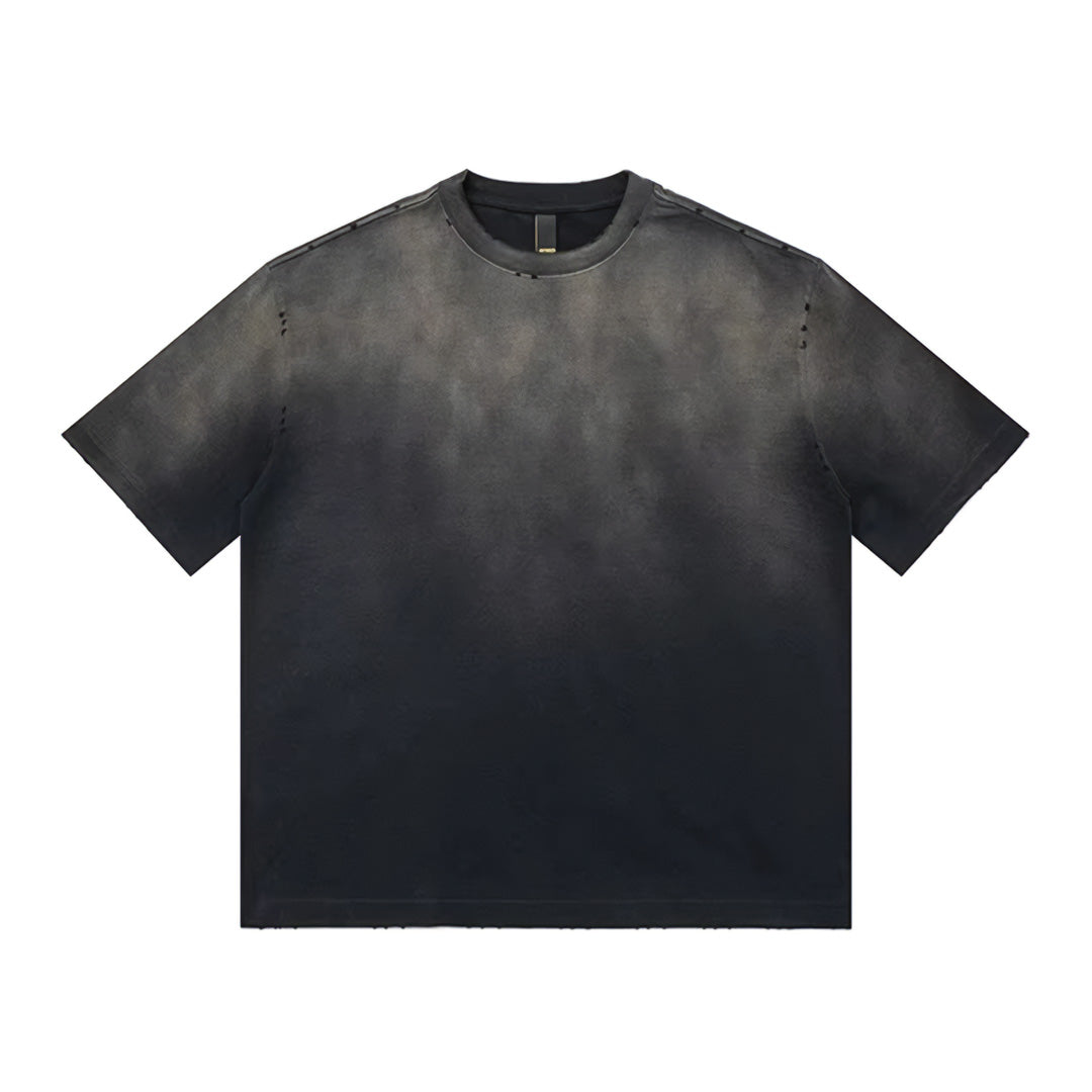 dark gradient wash t-shirt