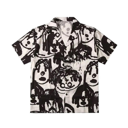 Art Face Cuban Shirt