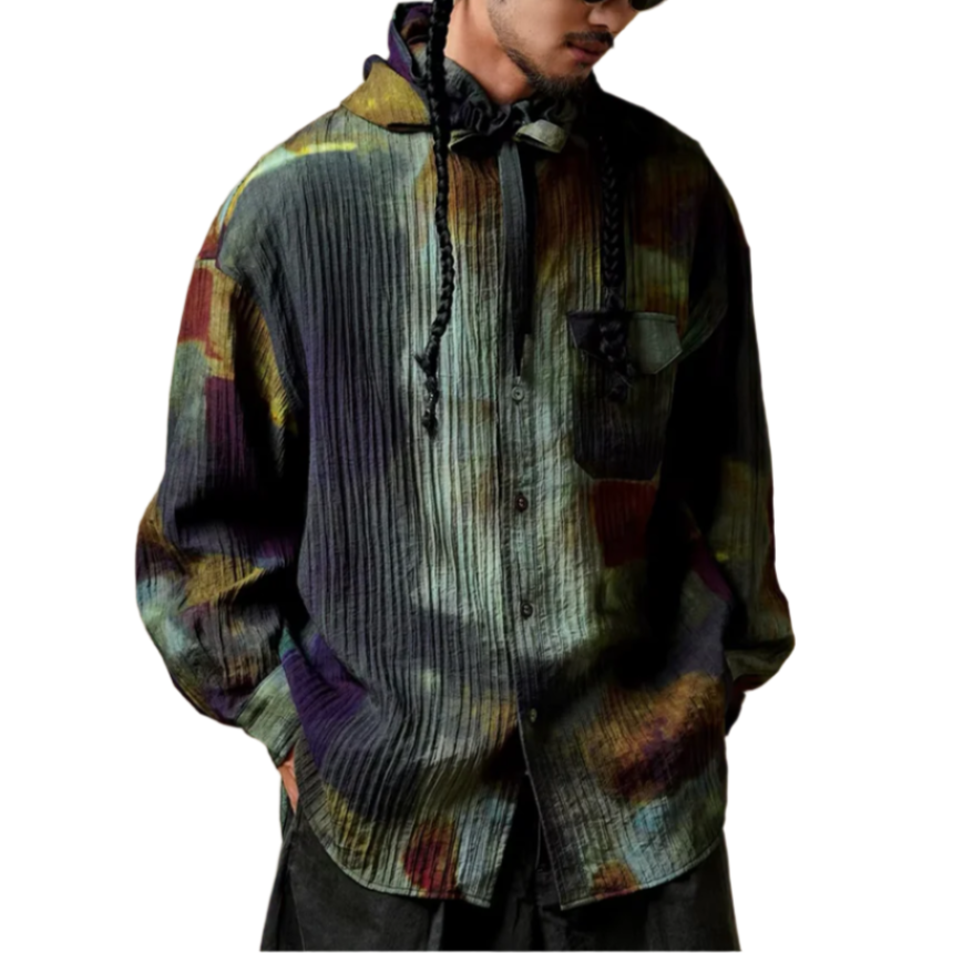 dry rose hooded shirt