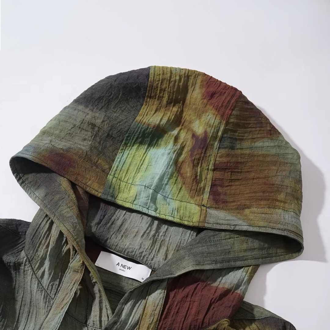 dry rose hooded shirt