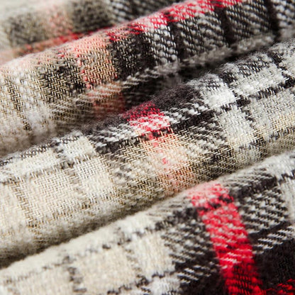 Twisted Gradient Plaid Shirt