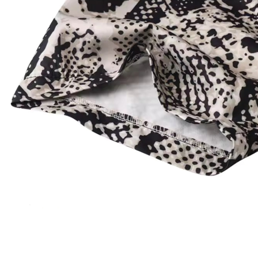 scales pattern short sleeve