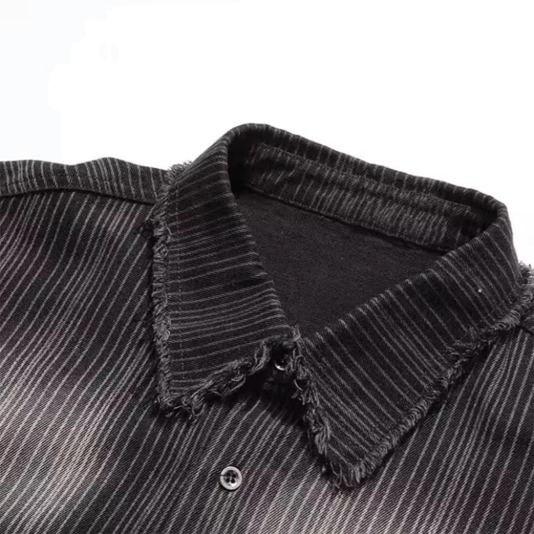 black gradient faded shirt