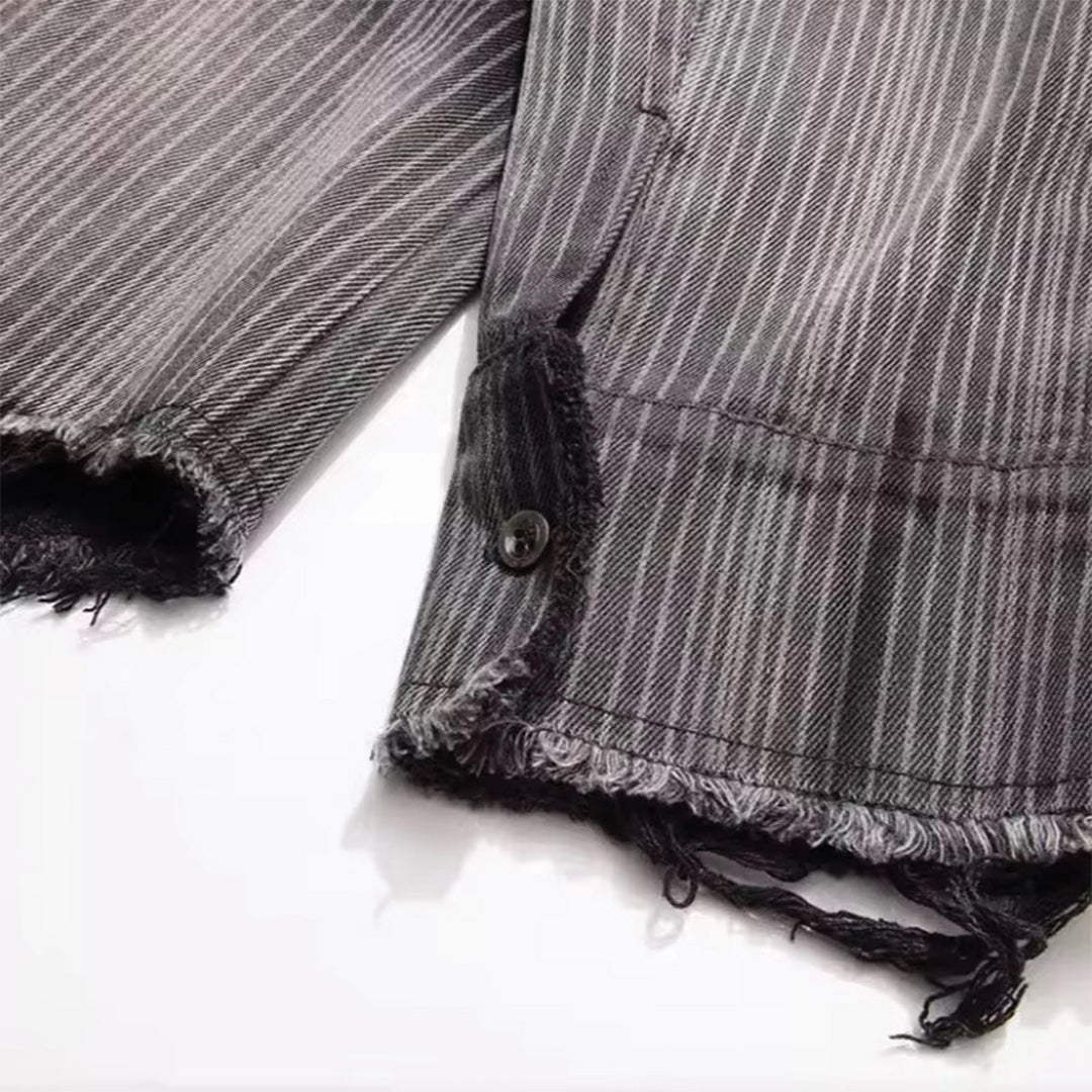 black gradient faded shirt