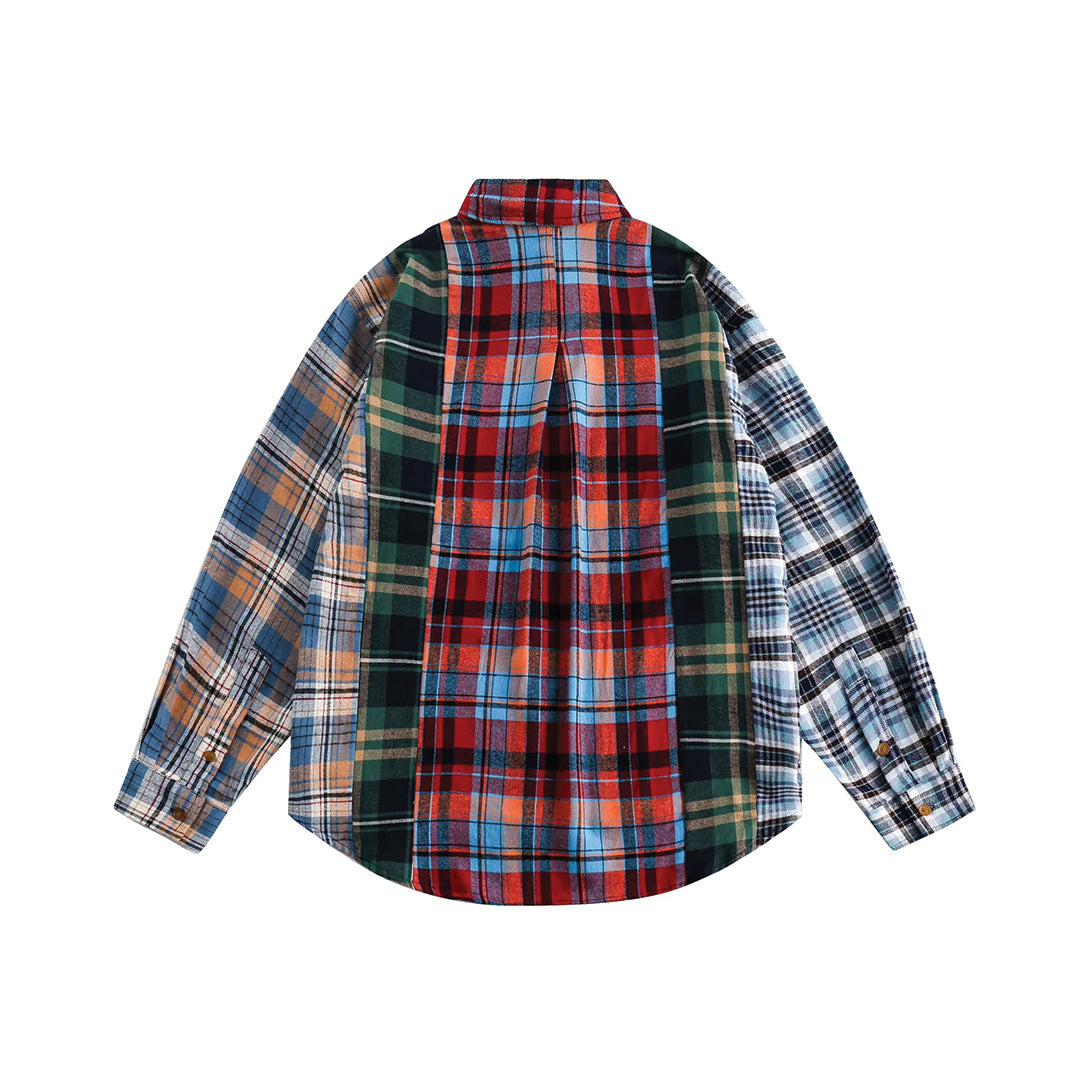 mr. plaid multicolor shirt