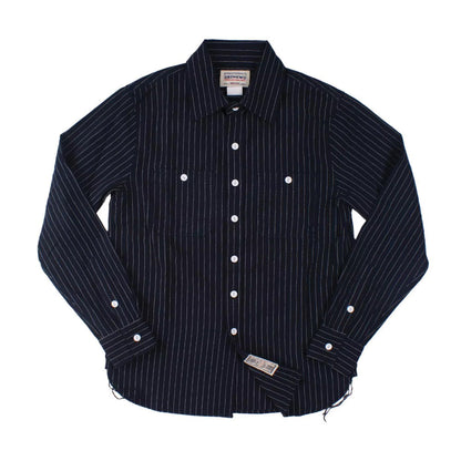 Retro Striped Work Shirt