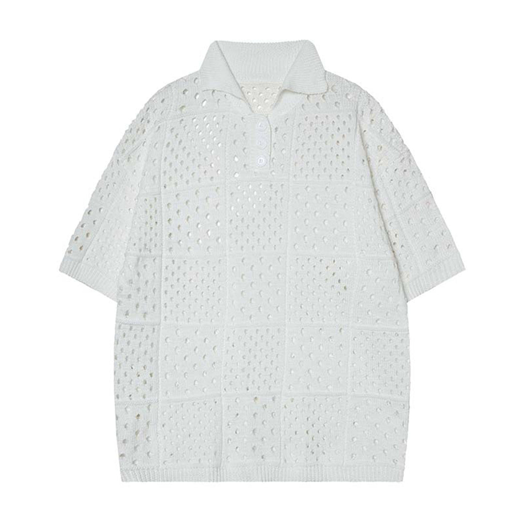 mesh grid polo