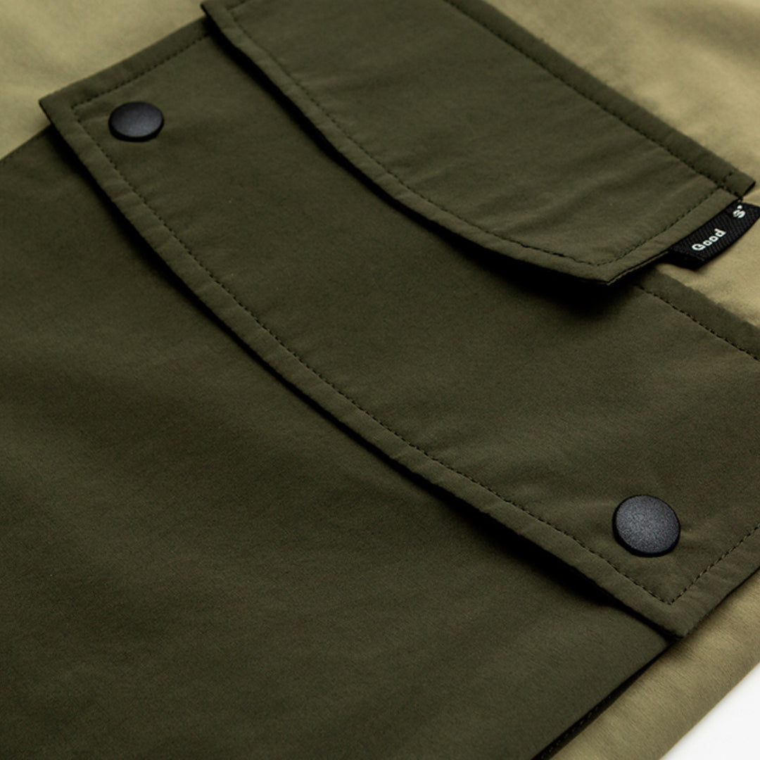 big pocket polo shirt