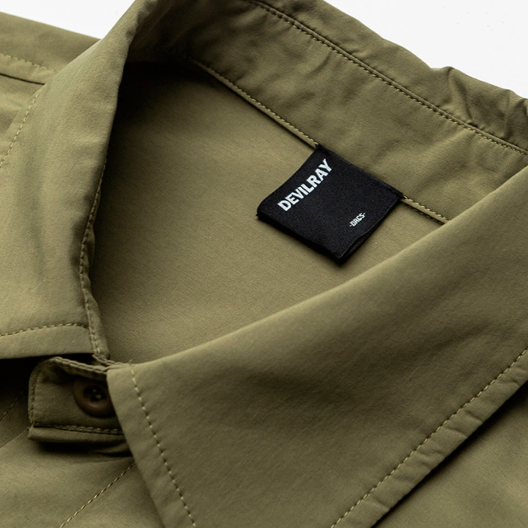 big pocket polo shirt